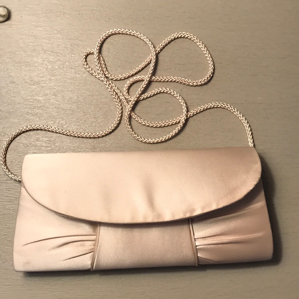 Champagne evening clutch